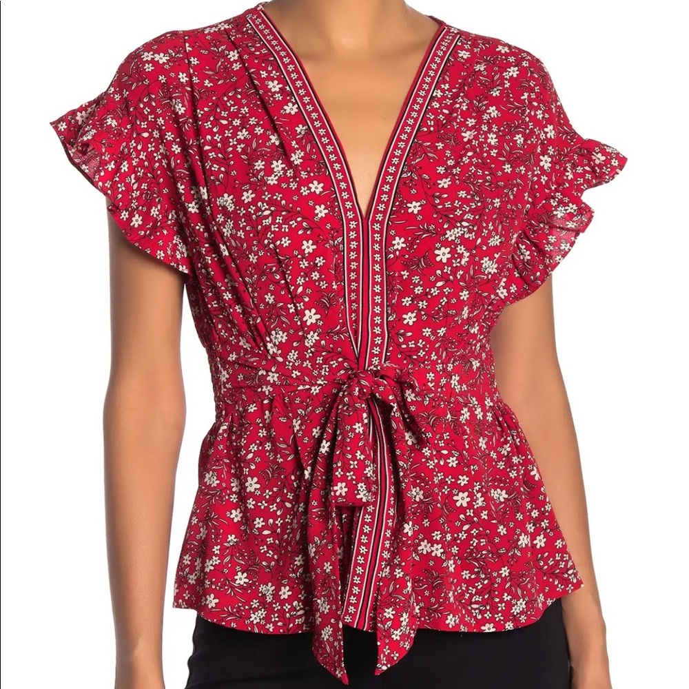 Max Studio Floral Top